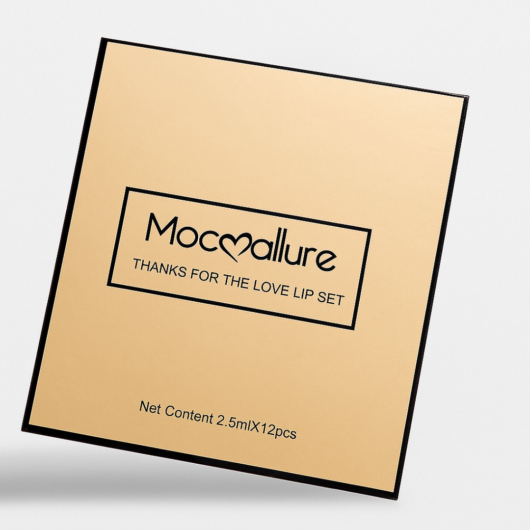 Mocallure 12 Colors High-Shine Lip Gloss Set – Long Lasting, Non-Sticky & Waterproof