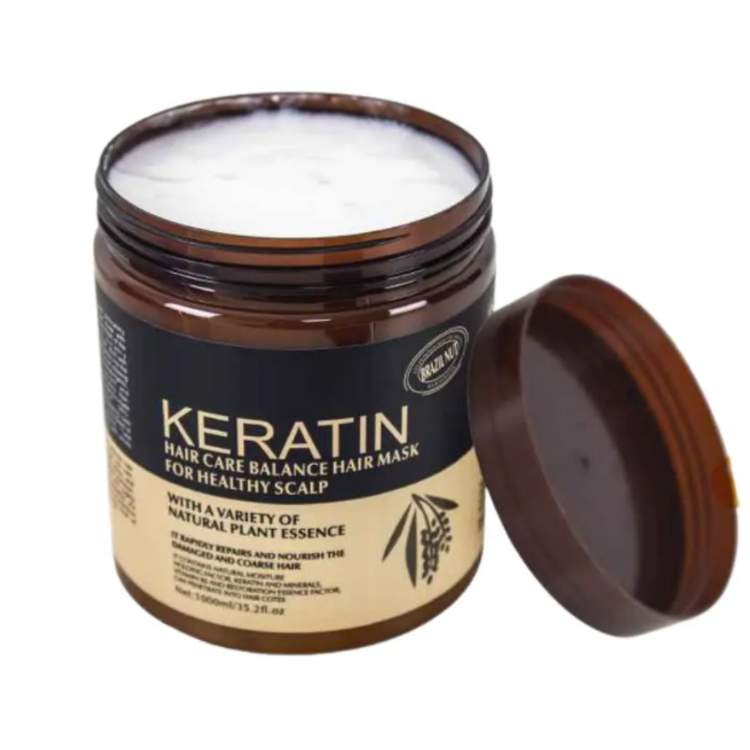 Keratin Hair Care Balance Hair Mask – Deep Repair & Nourishment with Natural Plant Essence (Original)