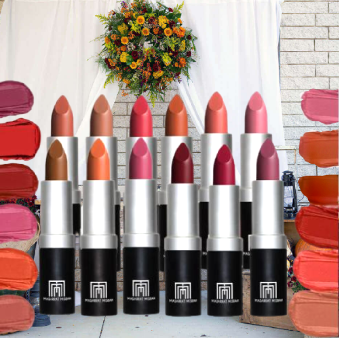 12-in-1 Masarrat Misbah Matte Lipstick Bundle | Long-Lasting & Smudge-Proof
