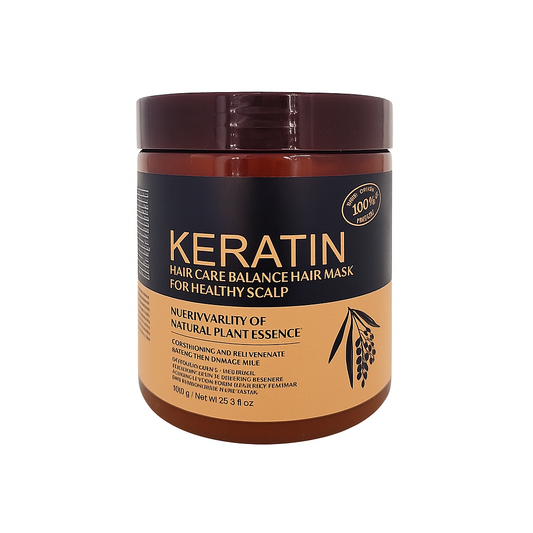 Keratin Hair Care Balance Hair Mask – Deep Repair & Nourishment with Natural Plant Essence (Original)